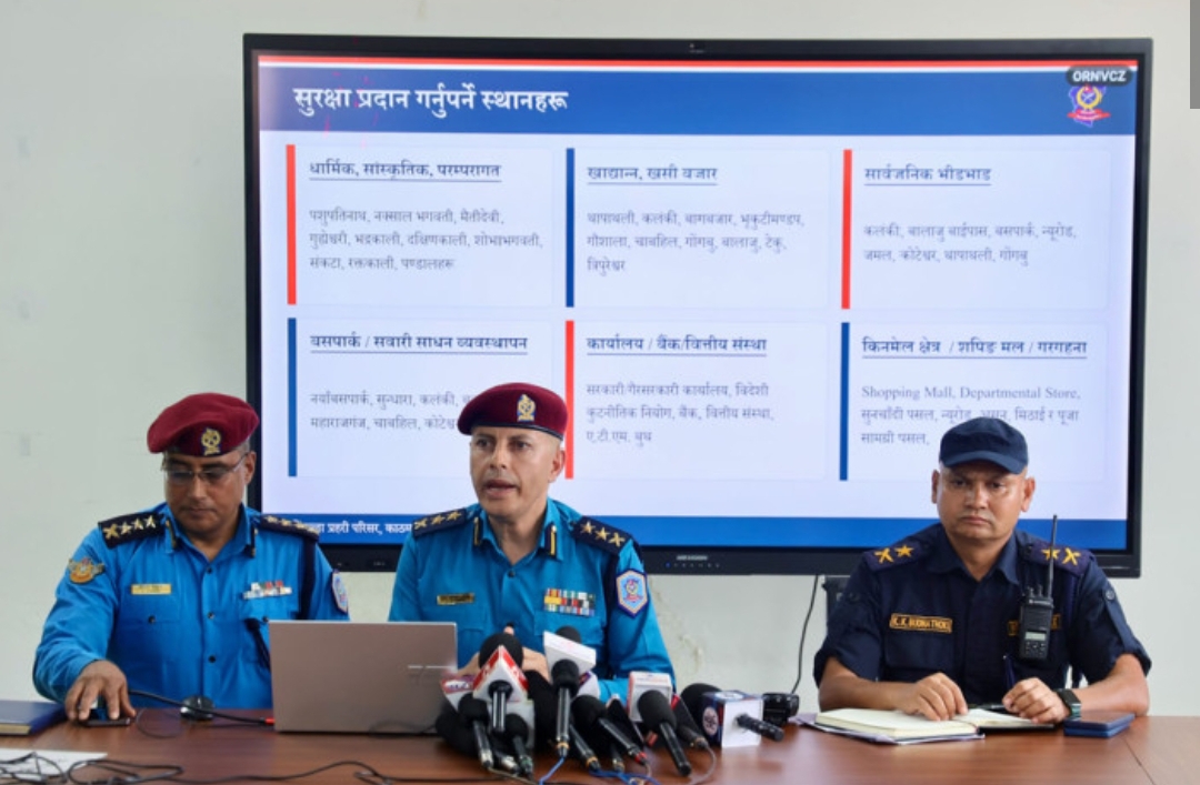 चाडबाडमा काठमाडौंको सुरक्षा योजना : ३५ सय प्रहरी परिचालन, ड्रोनबाट निगरानी